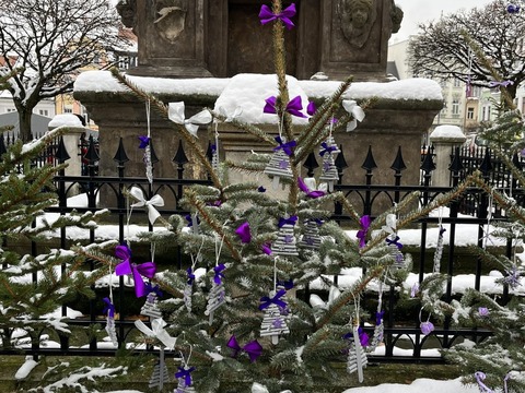 Zdobení vánočního stromku na náměstí T.G.M 01.12.2023