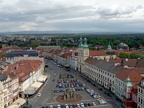 Hradec Králové - vodní elektrárna Hučák a Bílá věž