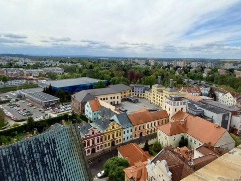 Hradec Králové - vodní elektrárna Hučák a Bílá věž