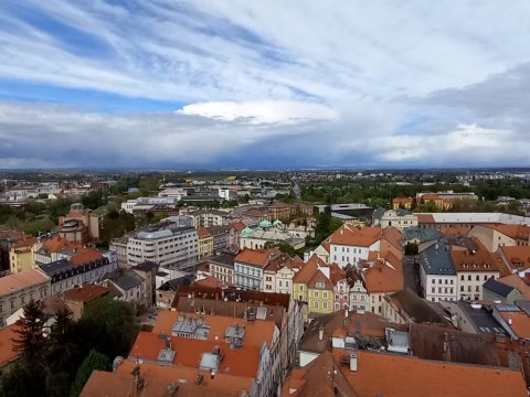 Hradec Králové - vodní elektrárna Hučák a Bílá věž