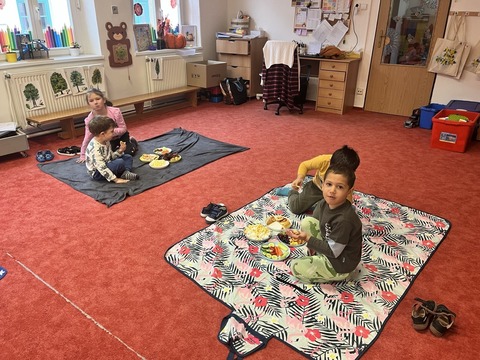 Podzimní piknik a zamykání zahrady