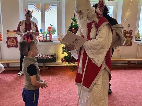 Čert a Mikuláš ve školce 05.12.2025