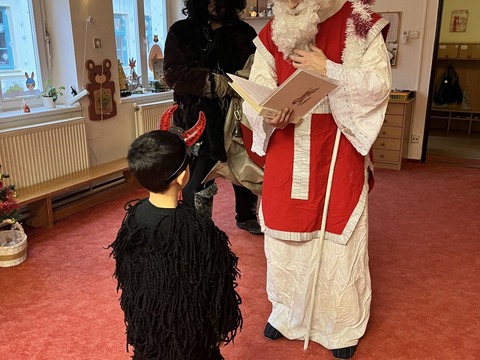 Čert a Mikuláš ve školce 05.12.2025
