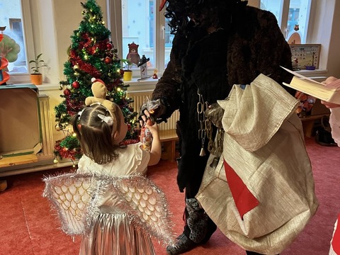 Čert a Mikuláš ve školce 05.12.2025