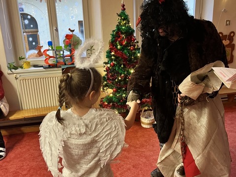 Čert a Mikuláš ve školce 05.12.2025