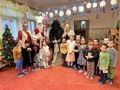 Čert a Mikuláš ve školce 05.12.2025