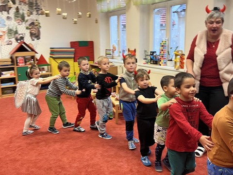 Čert a Mikuláš ve školce 05.12.2025