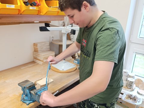 Výroba vánoční výzdoby 6.C