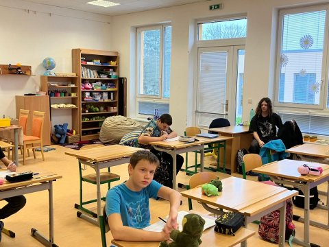 Pečení svatomartinských rohlíčků 6.C